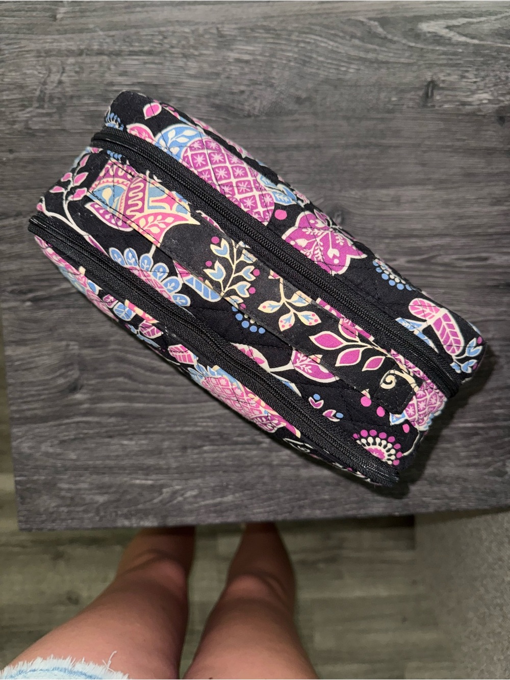 Vera Bradley ‘Alpine Floral’ Large Makeup Bag - Picture 5 of 11